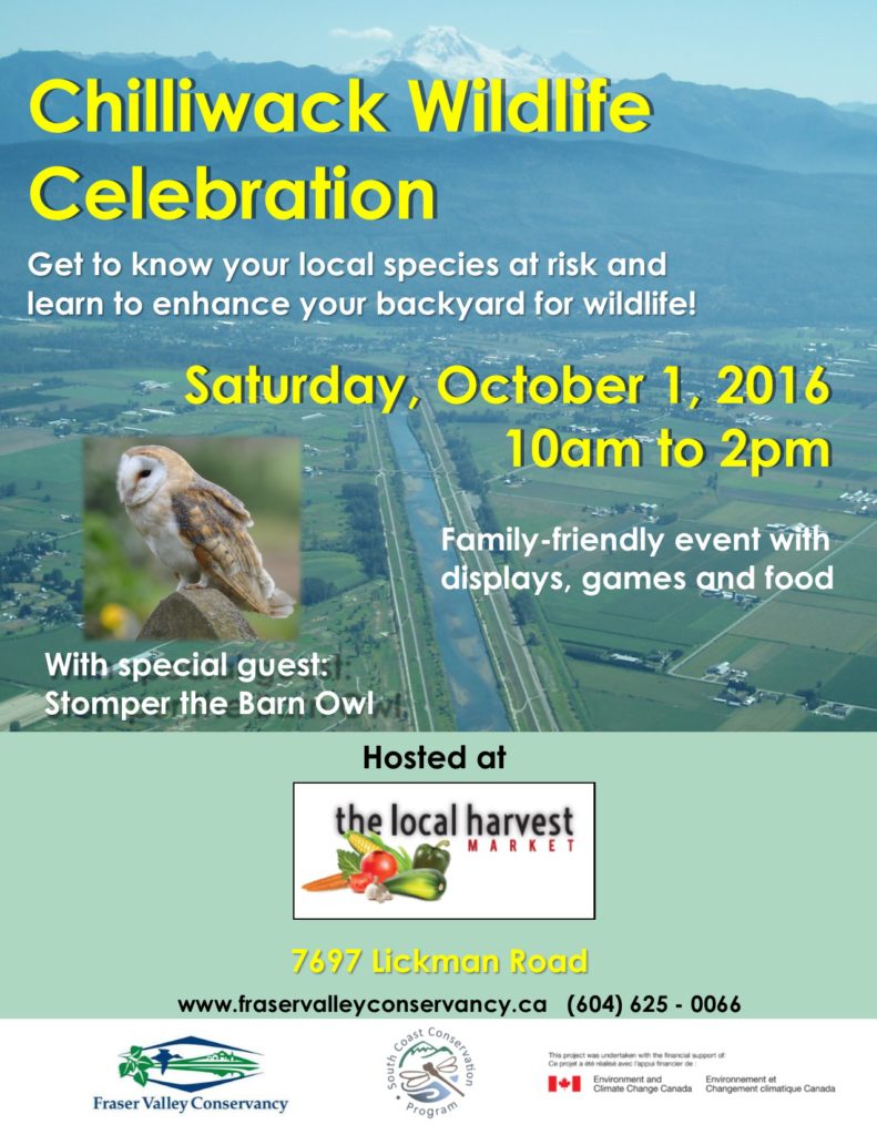 Chilliwack Wildlife Celebration Poster